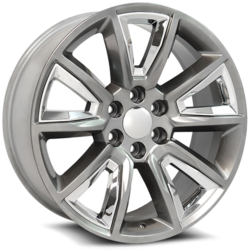 OE Revolution C-08 Silver With Chrome Inserts - Part Number C08-2610655+31SCIS OE Revolution C-08 Silver With Chrome Inserts Photo