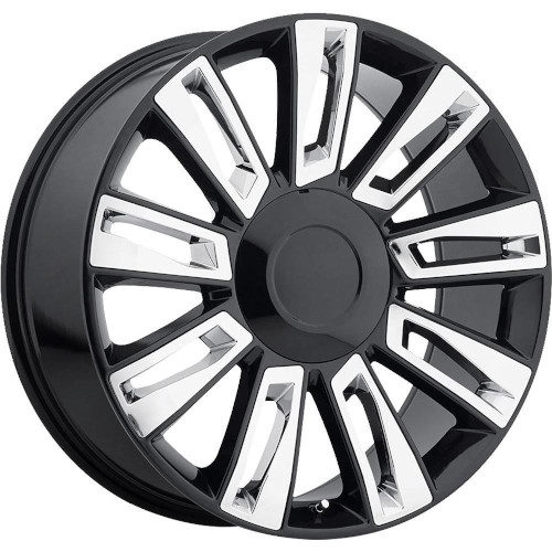 OE Revolution D-06 Chrome With Black Inserts - Part Number D06-2290655+31CBI OE Revolution D-06 Chrome With Black Inserts Photo