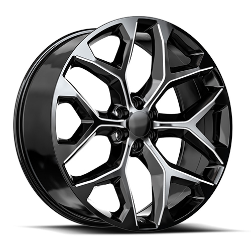 OE Revolution G-09 Gloss Black Milled - Part Number G09-2095027GBM OE Revolution G-09 Gloss Black Milled Photo
