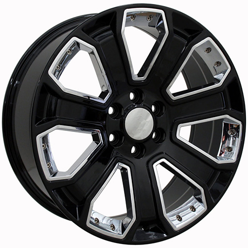 OE Revolution G-06 Black With Chrome Inserts - Part Number G06-2410655+31BM OE Revolution G-06 Black With Chrome Inserts Photo