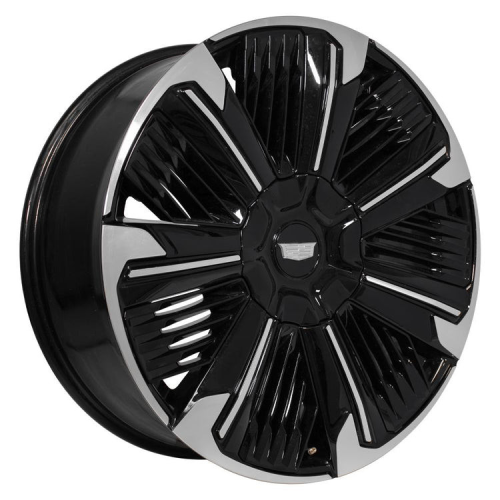 OE Wheels Ca24 Black Machined With Inserts