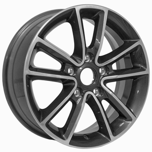 OE Wheels Dg25 Gunmetal With Polished Face