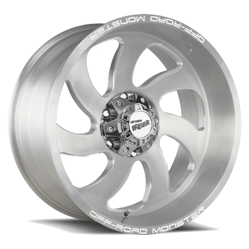 Off-Road Monster M07 Brushed Face Silver - Part Number M070639N19BFS Off-Road Monster M07 Brushed Face Silver Photo