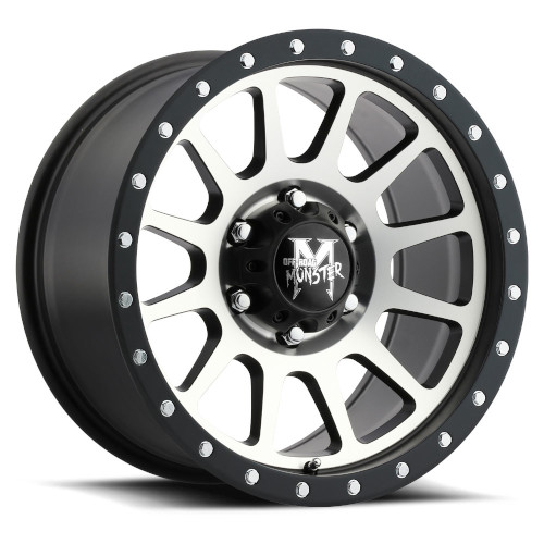 Off-Road Monster M10 Flat Black Machined - Part Number M10863900BM Off-Road Monster M10 Flat Black Machined Photo