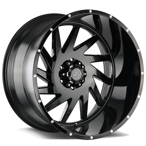 Off-Road Monster M12 Gloss Black - Part Number M12414865N76GB Off-Road Monster M12 Gloss Black Photo