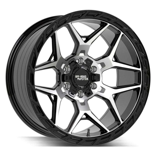 Off Road Monster Mf40 Gloss Black Machined - Part Number MF40010528N19GBM Off Road Monster Mf40 Gloss Black Machined Photo