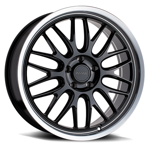 Petrol P4C Gloss Black W Machined Lip - Part Number 1670P4C405112B66 Petrol P4C Gloss Black W Machined Lip Photo