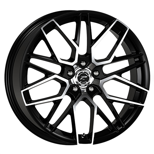 Platinum Retribution 459 Gloss Black Diamond Cut Face - Part Number 459-8891U+35 Platinum Retribution 459 Gloss Black Diamond Cut Face Photo