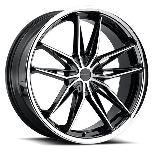 Prive Lux PL4 Gloss Black W/ Machined Face & Chrome Lip Photo