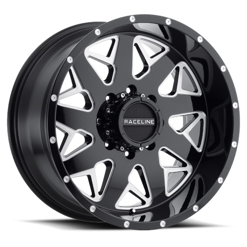 Raceline Disruptor 939 Black W/ Milled Accents - Part Number 939M-21081-19 Raceline Disruptor 939 Black W/ Milled Accents Photo