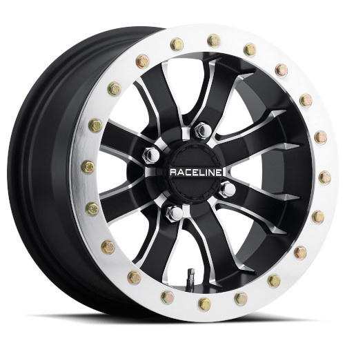 Raceline UTV A71 UTV Mamba Beadlock Black Machined - Part Number A7148037-44 Raceline UTV A71 UTV Mamba Beadlock Black Machined Photo