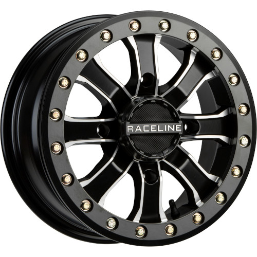 Raceline A71 UTV Mamba Beadlock Black Milled - Part Number A71MB-46037-51 Raceline A71 UTV Mamba Beadlock Black Milled Photo