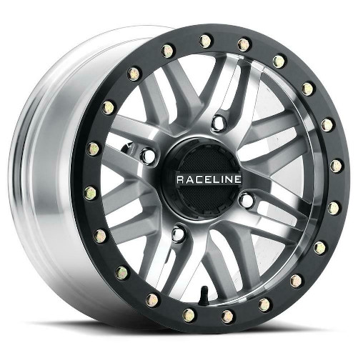 Raceline A91 UTV Ryno Beadlock Black Machined - Part Number A91MA-57037+10 Raceline A91 UTV Ryno Beadlock Black Machined Photo