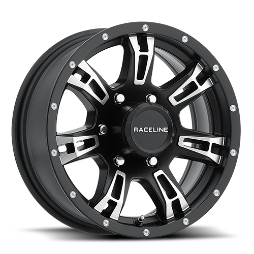 Raceline Arsenal 840 Matte Black Machined Photo