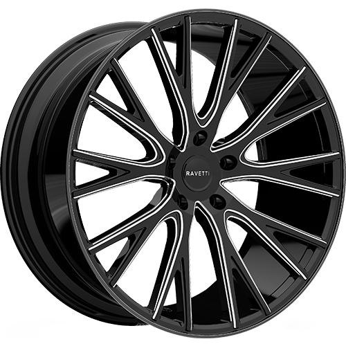 Ravetti RAV-M12 Black Milled - Part Number RAV-M12-22965BMW Ravetti RAV-M12 Black Milled Photo