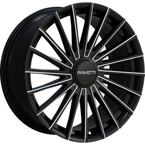 Ravetti M19 Black Milled - Part Number RAV-M19-8813BMW Ravetti M19 Black Milled Photo