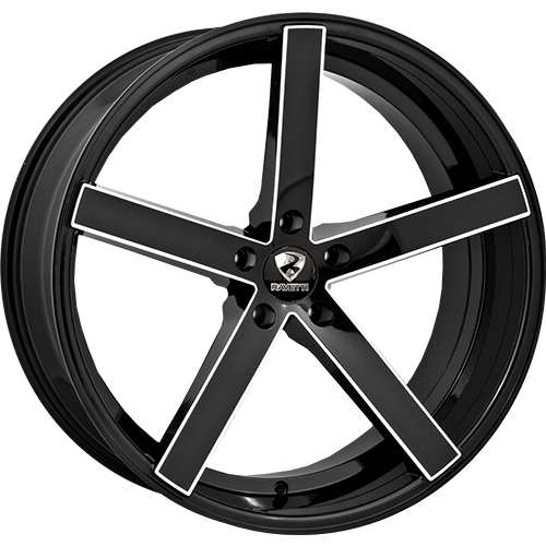 Ravetti RAV-M1 Black Milled - Part Number RAV-M1-2865BMW Ravetti RAV-M1 Black Milled Photo