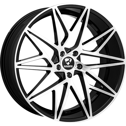 Ravetti RAV-M5 Black Machined - Part Number RAV-M5-22866BM Ravetti RAV-M5 Black Machined Photo