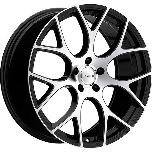 Ravetti RAV-M8 Black Machined - Part Number RAV-M8-2874BM Ravetti RAV-M8 Black Machined Photo