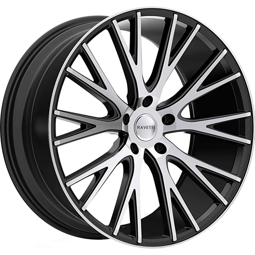 Ravetti RAV-M12 Black Machined - Part Number RAV-M12-22964FM Ravetti RAV-M12 Black Machined Photo