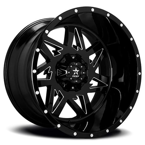 RBP 71R Quantom Gloss Black W/ Milled Spokes - Part Number 71R-2414-39-76BG RBP 71R Quantom Gloss Black W/ Milled Spokes Photo