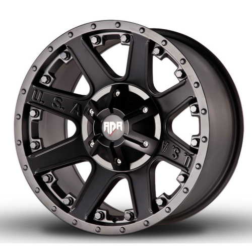 Red Dirt Road Rd04 Matte Black w/ Milled Rivets