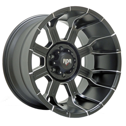 Red Dirt Road Rd11 Matte Black w/ Milled Windows