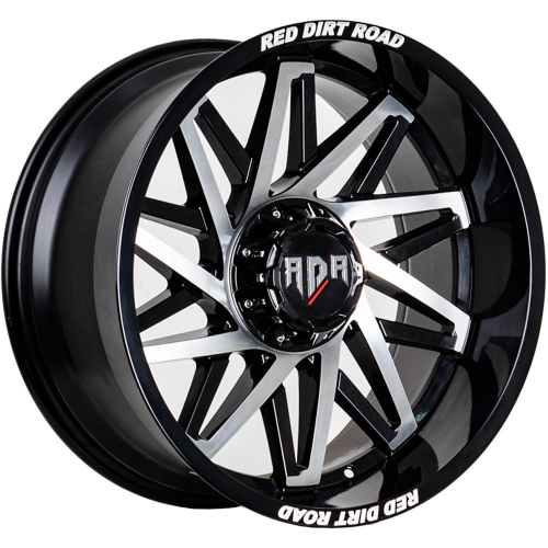 Red Dirt Road RD28 Black Machined w/ Machined Lettering