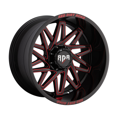 Red Dirt Road RD28 Black w/ Red Milling