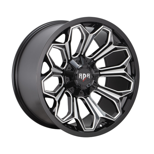 Red Dirt Road RD52-M Gloss Black w/ Milled Windows and Machined Face - Part Number WRDW052S32O39P061F056C23 Red Dirt Road RD52-M Gloss Black w/ Milled Windows and Machined Face Photo