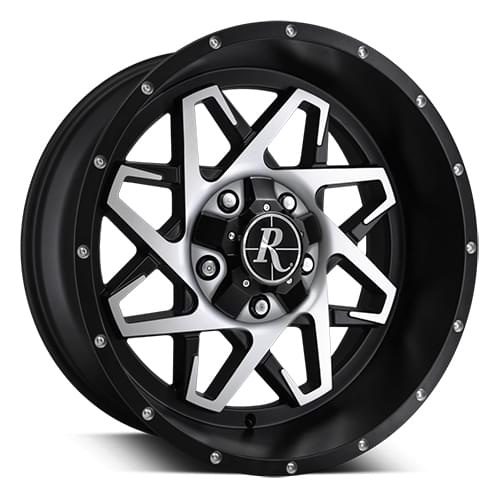 HD Offroad Caliber Satin Black Machined - Part Number CA201056-25SBM HD Offroad Caliber Satin Black Machined Photo