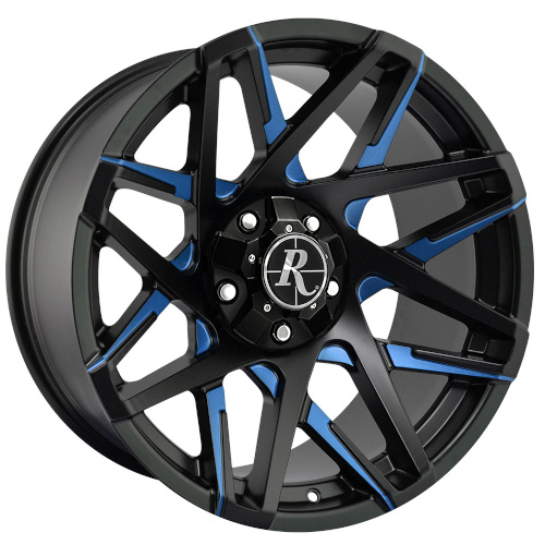 HD Offroad Canyon Black Milled Face w Blue Clear - Part Number CY201066-25ML3-BL HD Offroad Canyon Black Milled Face w Blue Clear Photo