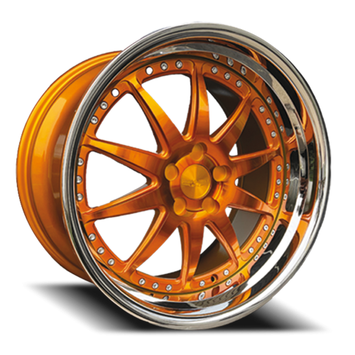 Rennen Csl-1 Tinted Gold W/ Chrome Step Lip