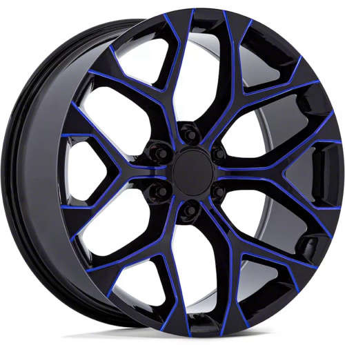 Replica 101 Gloss Black w/ Blue Milling Photo