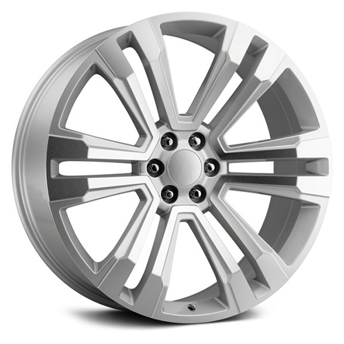 Replica Tech RT-4 Silver W/ Machined Face - Part Number RT4-2610XX30LSM Replica Tech RT-4 Silver W/ Machined Face Photo
