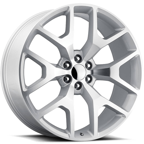 Replica Tech RT-6 Silver W/ Machined Face - Part Number RT6-2085XX30RSM Replica Tech RT-6 Silver W/ Machined Face Photo