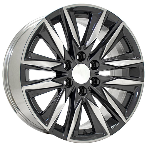 Replica Wheel Cadillac Escalade CA91 Gunmetal W/ Polished Face Photo