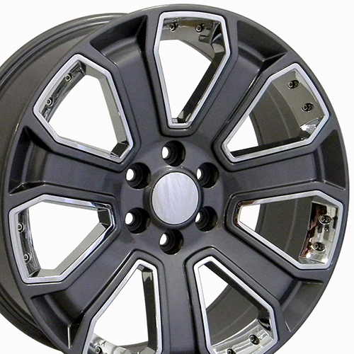 Replica Wheel Chevrolet Silverado CV93 Gunmetal Photo