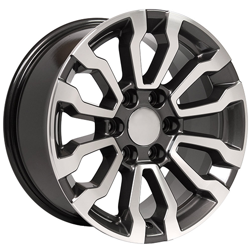 Replica Wheel GMC Sierra CV35 Gunmetal Machined Photo