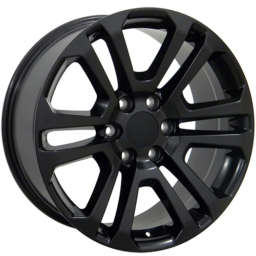OE Wheels GMC Sierra CV99 Satin Black - Part Number CV99-22090-6550-24B1 OE Wheels GMC Sierra CV99 Satin Black Photo
