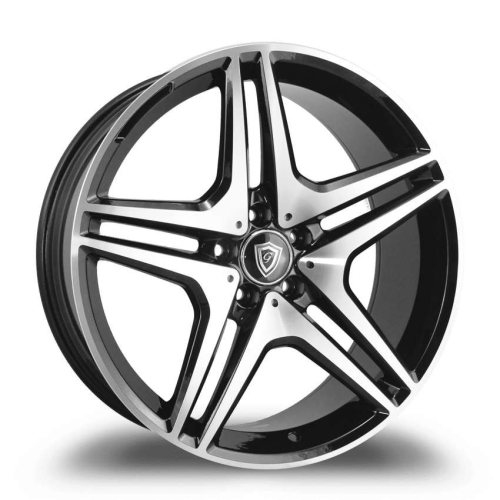 Replica Wheels R5055 Black Machined Photo
