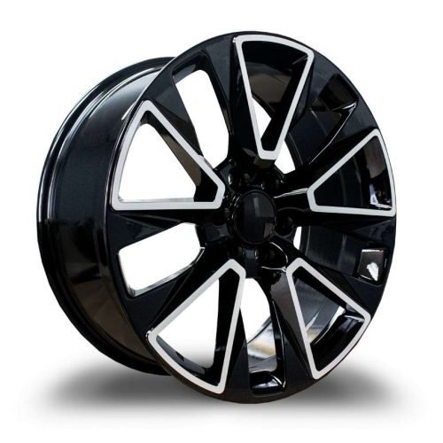 Replica Wheels R669 Gloss Black w/ Machined Windows Photo
