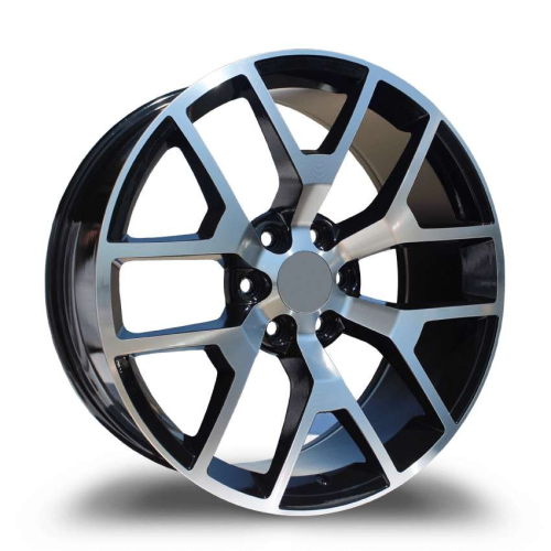 Replica Wheels R6703 Black Machined Photo