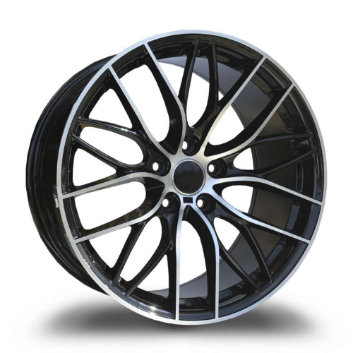 Replica Wheels R6706 Black Machined - Part Number 67061995512040BM Replica Wheels R6706 Black Machined Photo