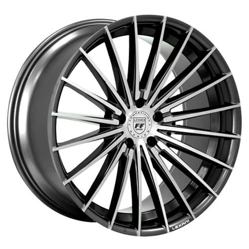 Lexani Ressa 681 Gloss Black Machined - Part Number 681-2205-15-20MB Lexani Ressa 681 Gloss Black Machined Photo