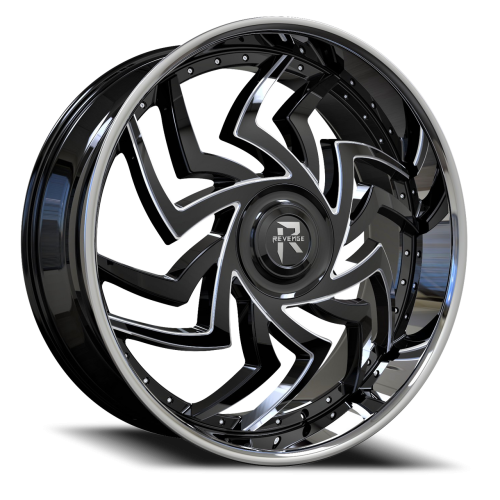 Revenge Rl107 Black Milled w/ Stainless Lip Photo