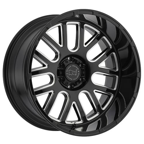 Black Rhino Pismo Gloss Black W/ Milled Spokes - Part Number 1895PIS066135B87 Black Rhino Pismo Gloss Black W/ Milled Spokes Photo