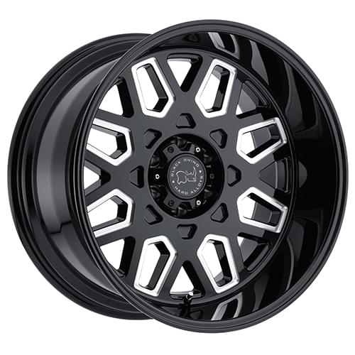 Black Rhino Preadator Gloss Black W/ Milled Windows - Part Number 2012PRD-46135B87 Black Rhino Preadator Gloss Black W/ Milled Windows Photo