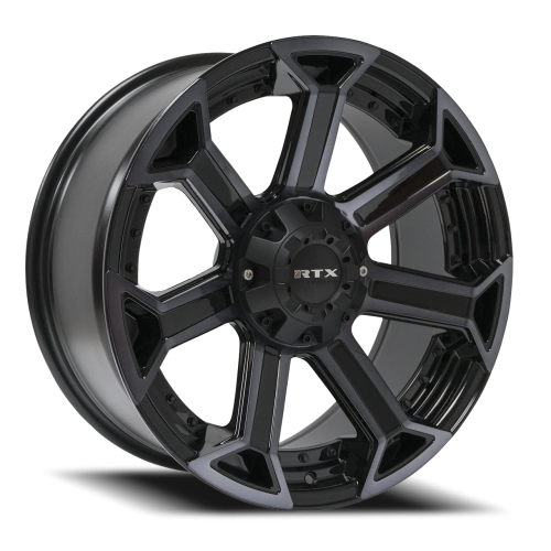 RTX Peak Black Machined w/ Grey Tint