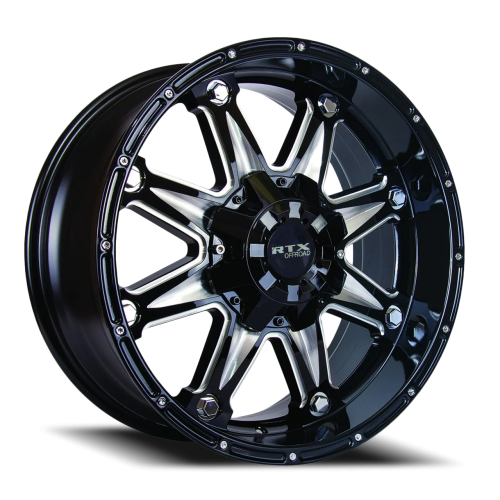 RTX Spine Black With Milled Spokes